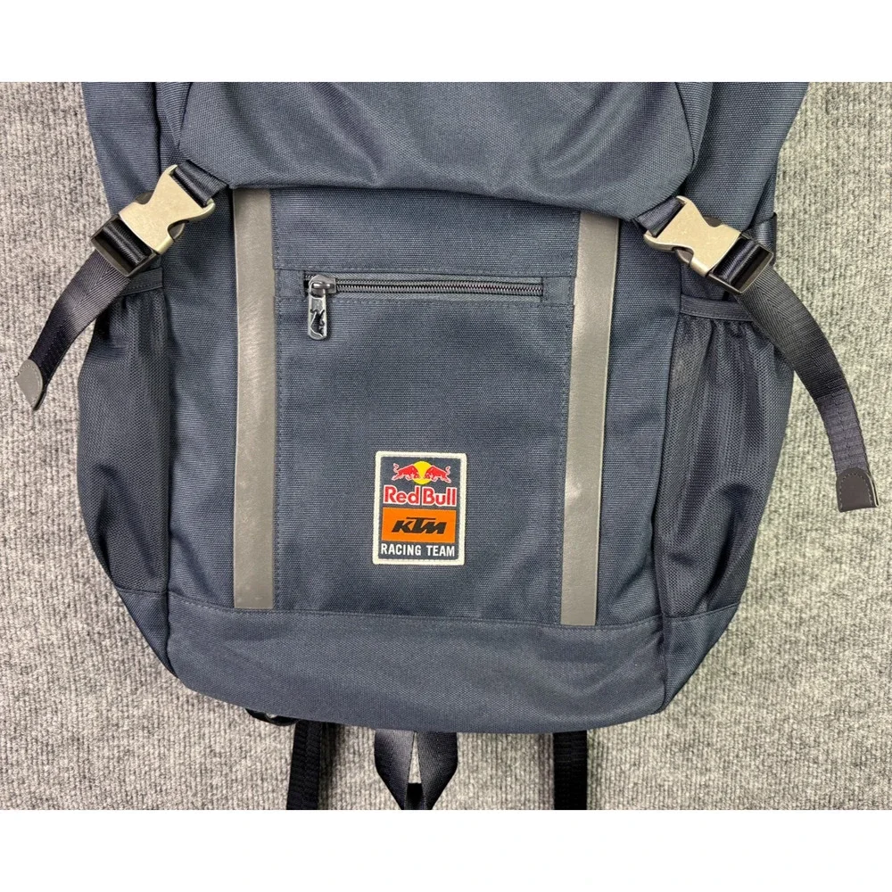 Red Bull KTM Racing Team Blue Backpack with Pockets Drawstring - RARE*